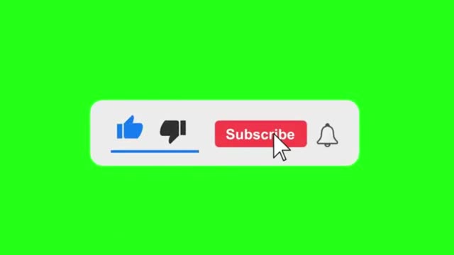 green screen subscribe button