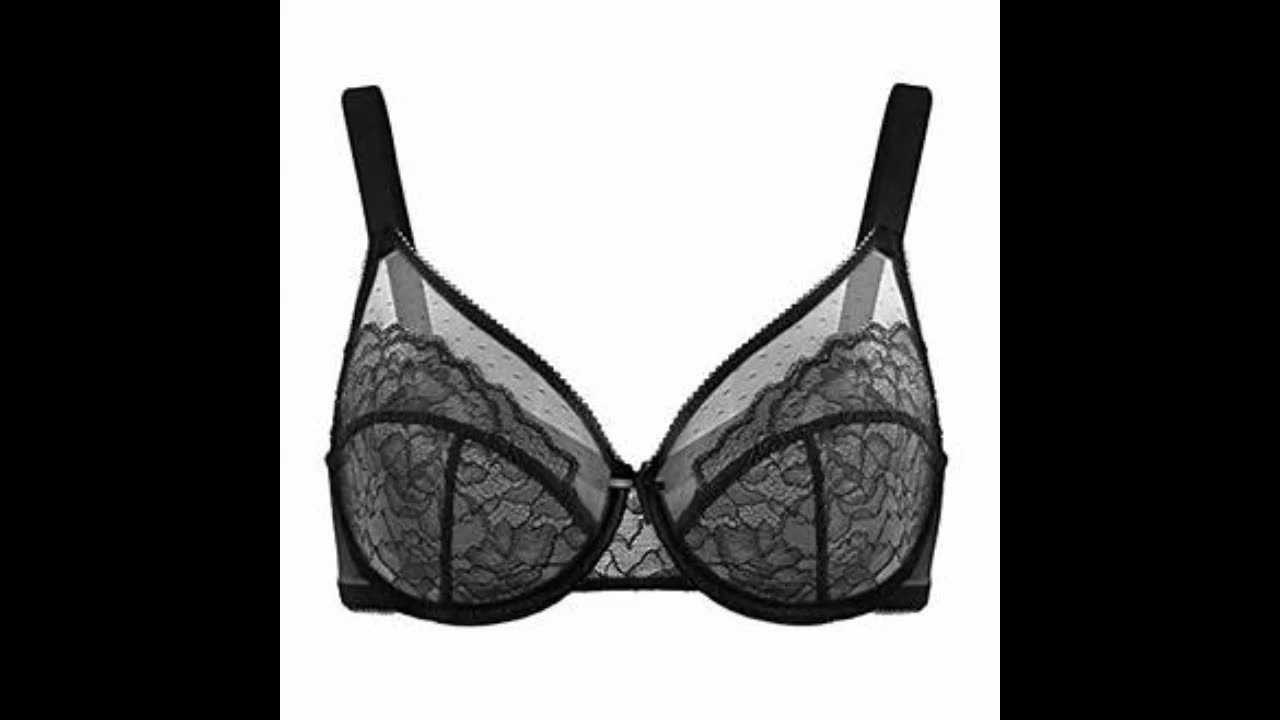Wings Love Women's Sexy Lace Bra Non Padded Embroidered Unlined Bra