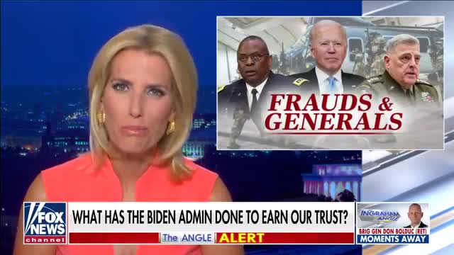 Laura Ingraham: Our top military leaders act like second-rate political hacks.