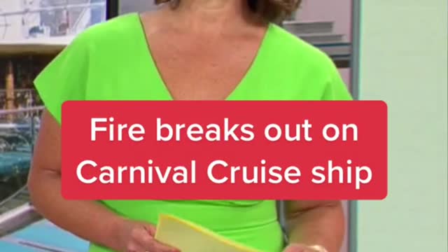 Fire breaks out onCarnival Cruise ship