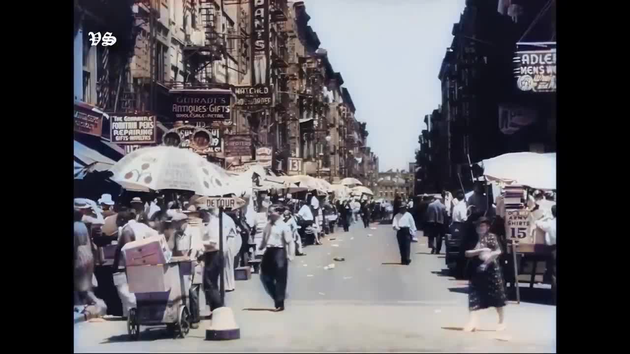 Fabulous New York 1930s / Harlem, Chinatown, Little Italy, Borough Park in Color
