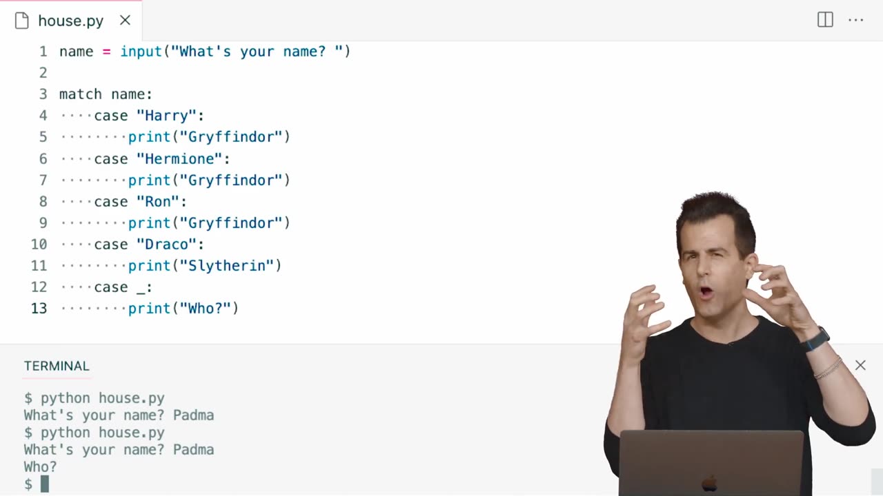 CS50P - Lecture 1 - Conditionals