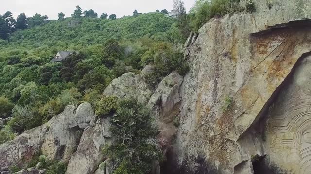 The story of the Mine Bay Maori Rock Carvings in New Zealand