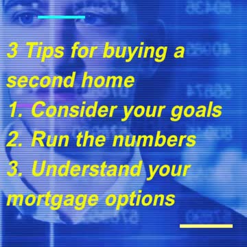 3 Tips for buying a second home