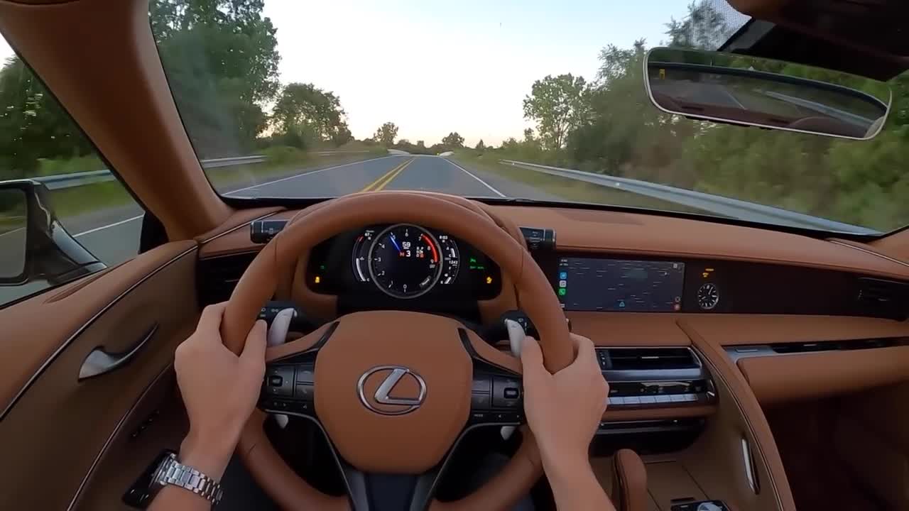 2021 Lexus LC 500 Convertible - POV Driving Impressions