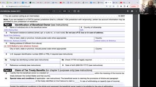 How to fill out the W-8BEN form