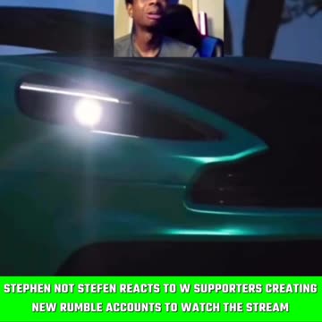 Stephen NOT Stefen Reacts To W Supporters Creating New RUMBLE Accounts To Watch The Stream