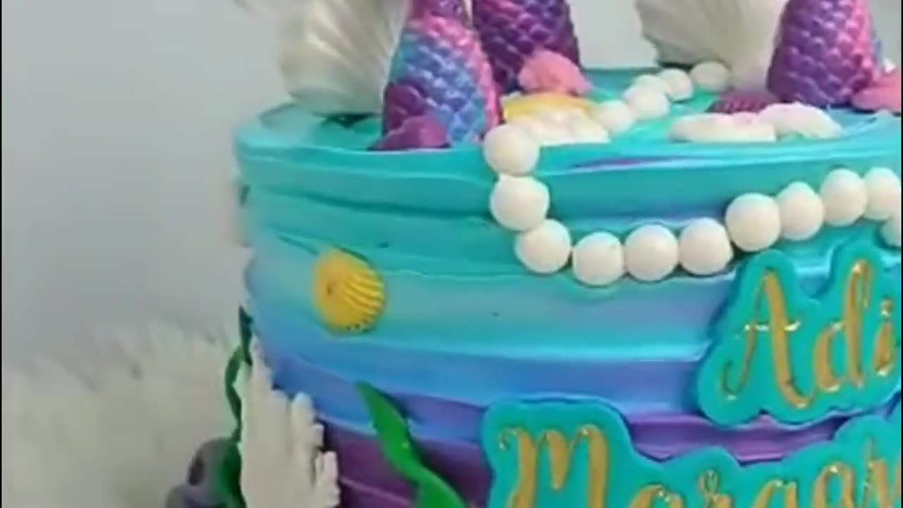 Ocean Inspired Cake Decoration - Beluga Whales Being Cute and Funny