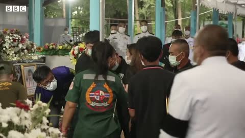 Thailand nursery attack: Final farewell after massacre - BBC News