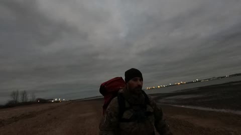 Where to do a night vlog on a river. Hiking .GoProi