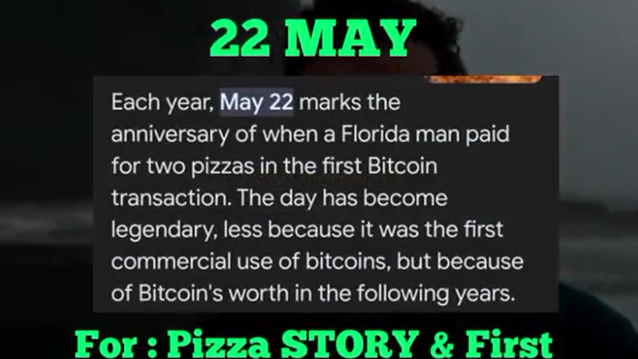 Bitcoin pizza 🍕🍕🍕.