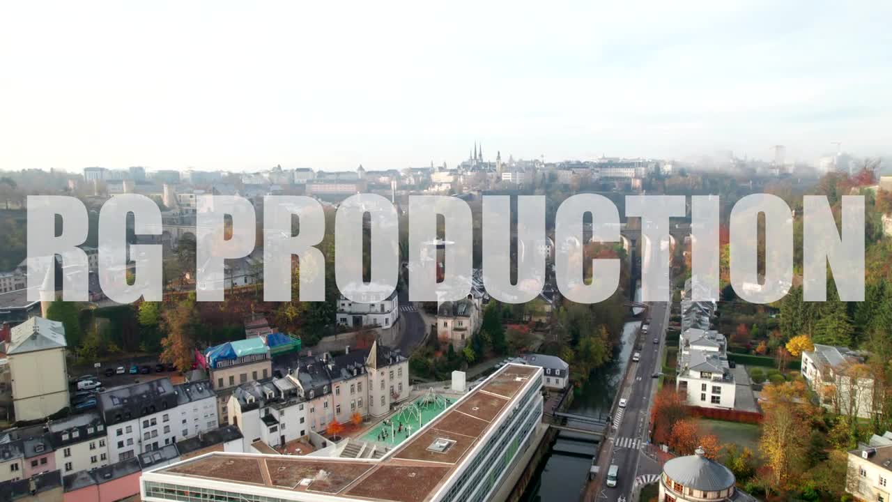 4K AERIAL VIEW OF LUXEMBOURG