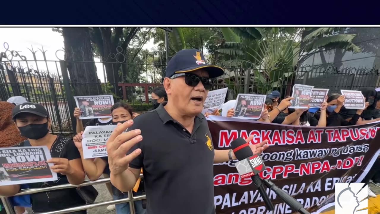 Mga dating kasapi ng CPP-NPA-NDF, nag rally para palayain sina Badoy at Celiz