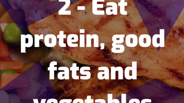 3 steps to lose weight !
