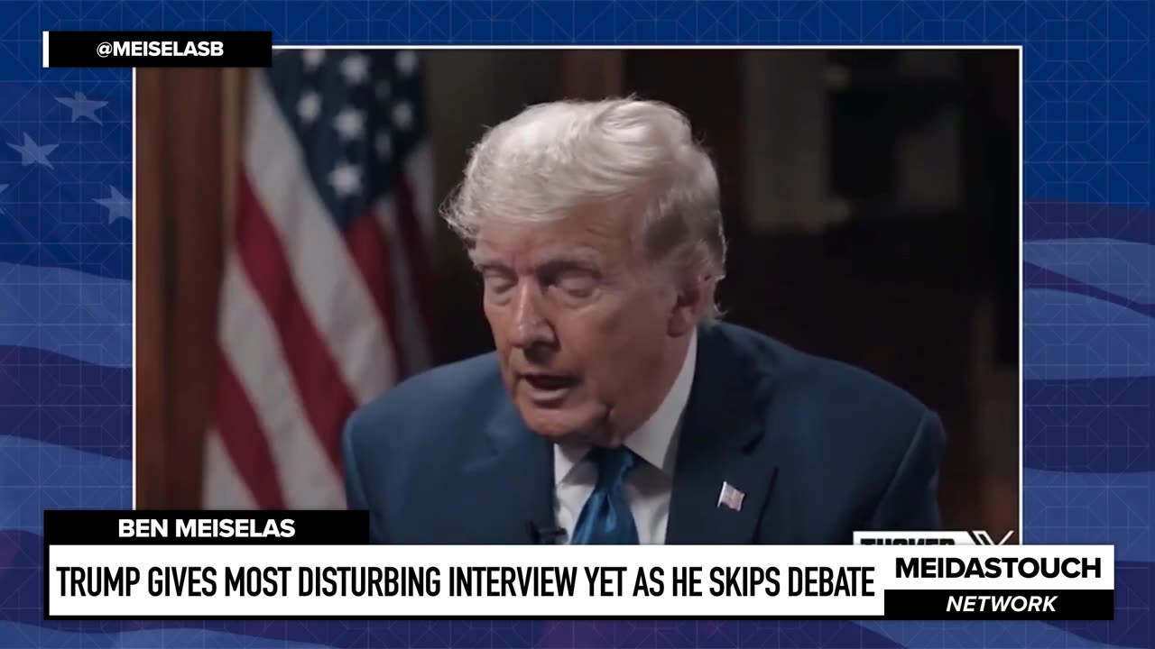 Trump gives most disturbing interview yet as he skips debate