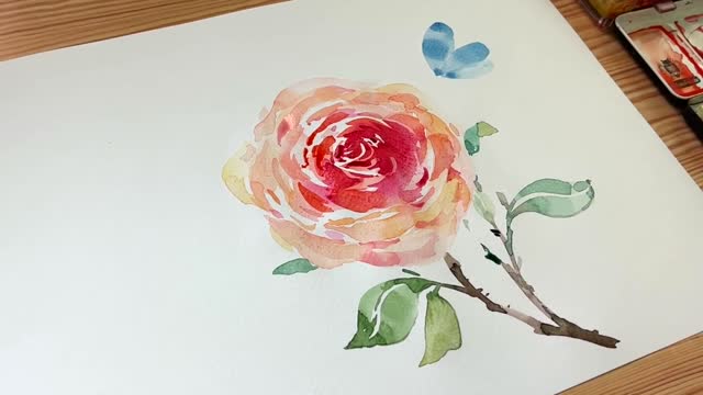 Watercolor Flower Painting