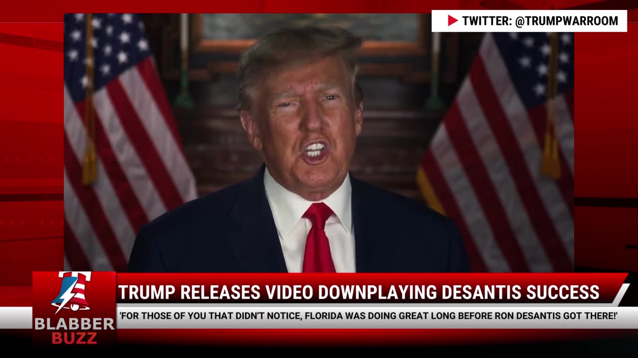 Trump Releases Video Downplaying DeSantis Success