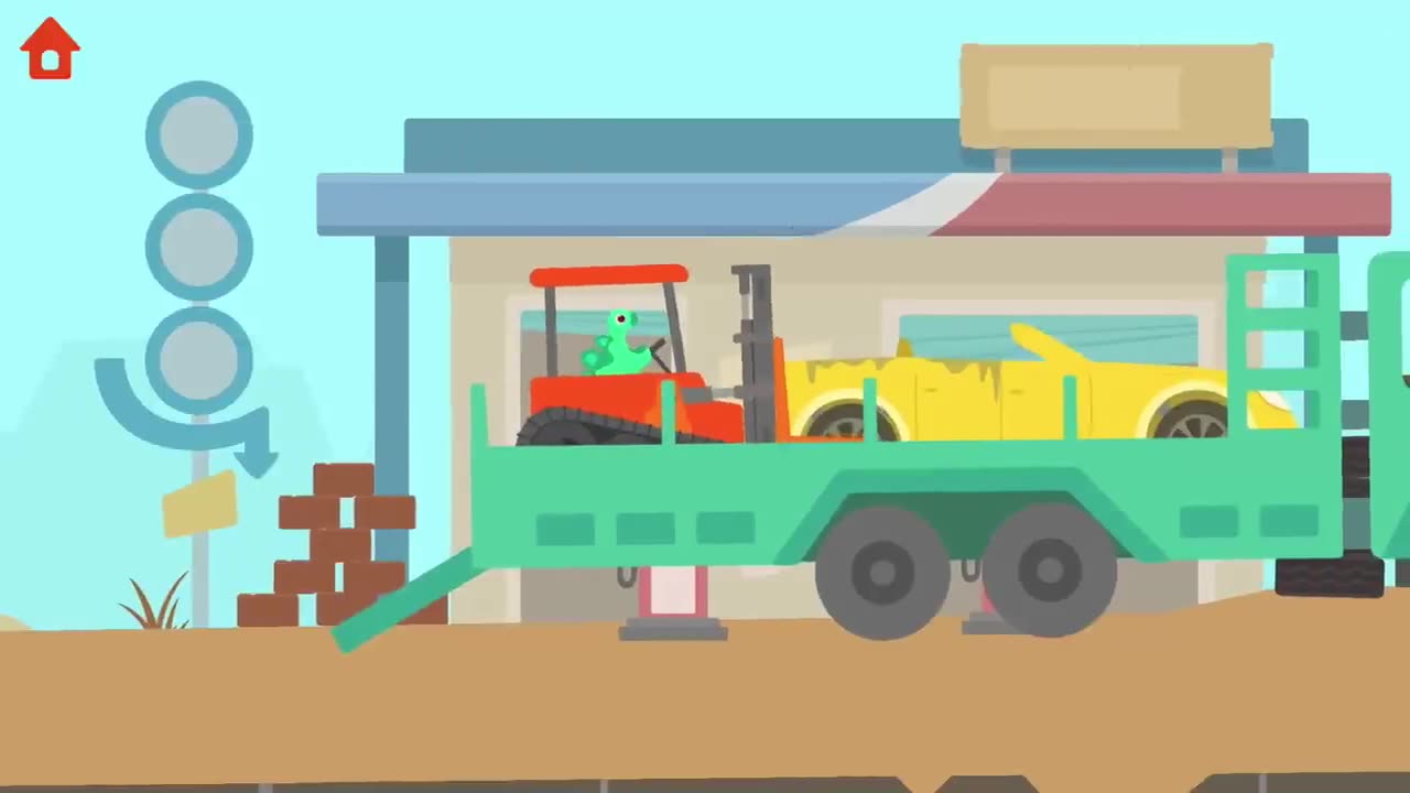 Dinosaur Garbage Truck - New Truck Games for Kids ,Kids Games