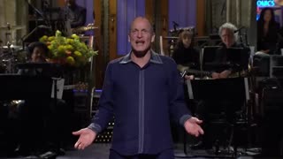 Woody Harrelson SNL jokes about Vax Conspiracy Movie Script