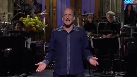 Woody Harrelson SNL jokes about Vax Conspiracy Movie Script