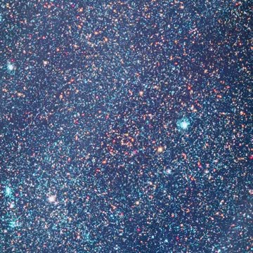 Abundant stars almost completely covering the shot