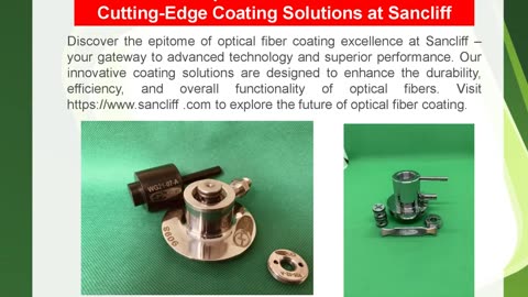 Elevate Your Optical Fiber Performance with Cutting-Edge Coating Solutions at SanCliff