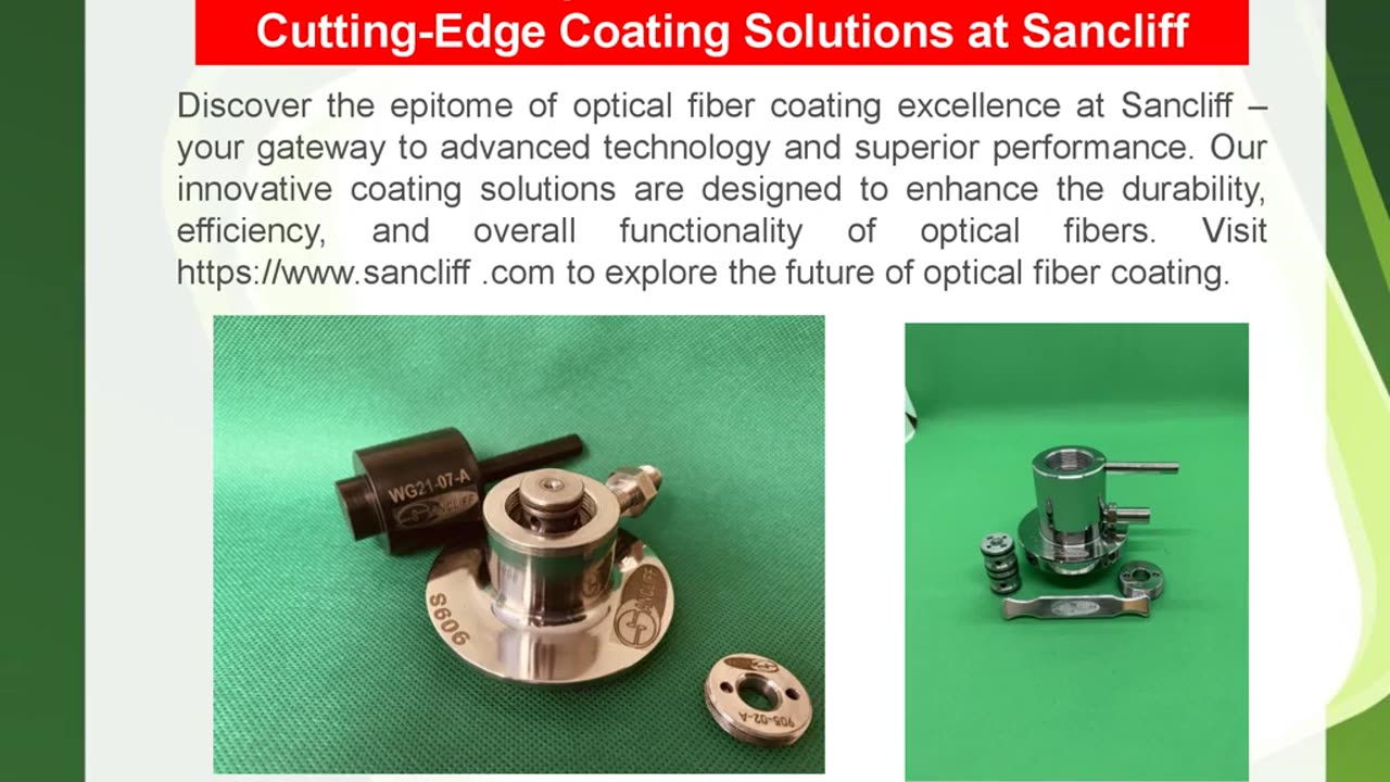 Elevate Your Optical Fiber Performance with Cutting-Edge Coating Solutions at SanCliff