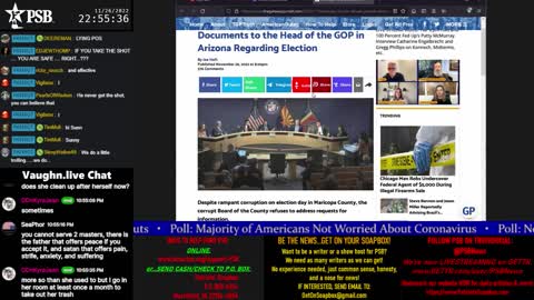 2022-11-26 22:00 EST - Your Voice, Your Call: with Chris Moore