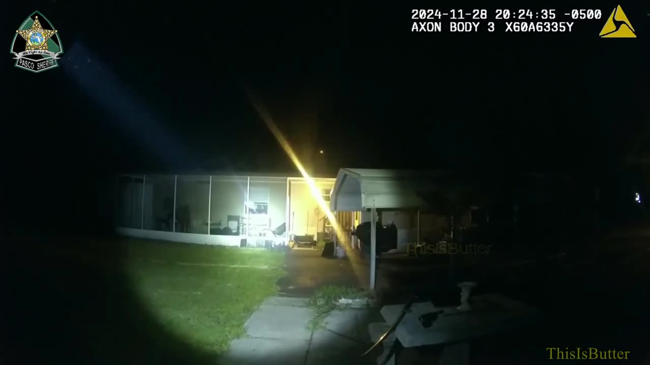 Man shot by Pasco deputy after swinging sword near kids, pulling gun on Thanksgiving night