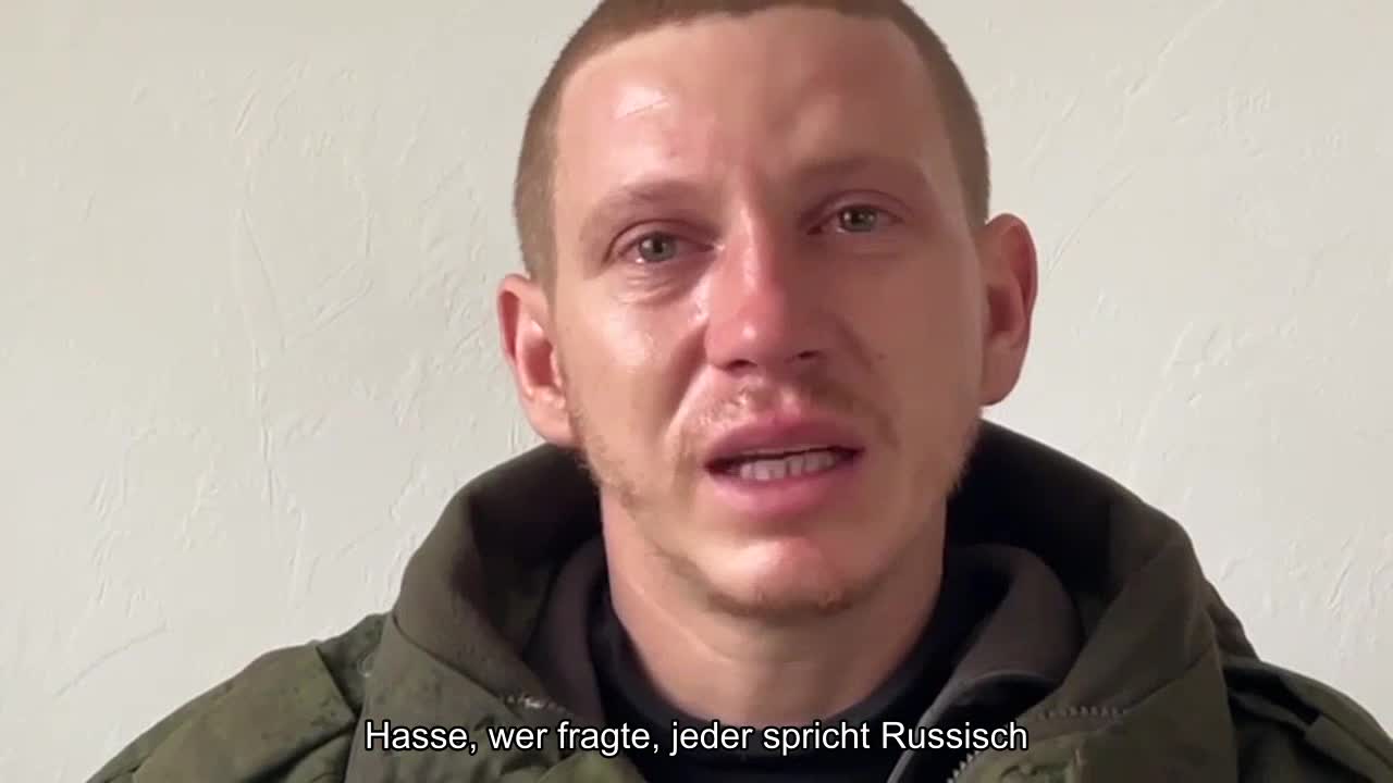 "Ehemänner, Kinder, sie werden wie Vieh getrieben", sagte der russische Soldat Maksim Spitsin, der