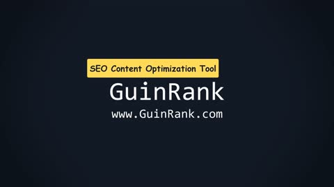 Best SEO tool for content creators (GuinRank)