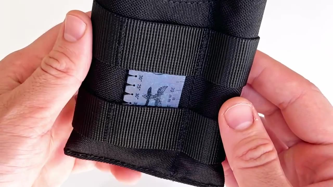 Viperade VE9 EDC Organizer - Cordura Pocket Pouch with Molle Loops and Velcro Patch