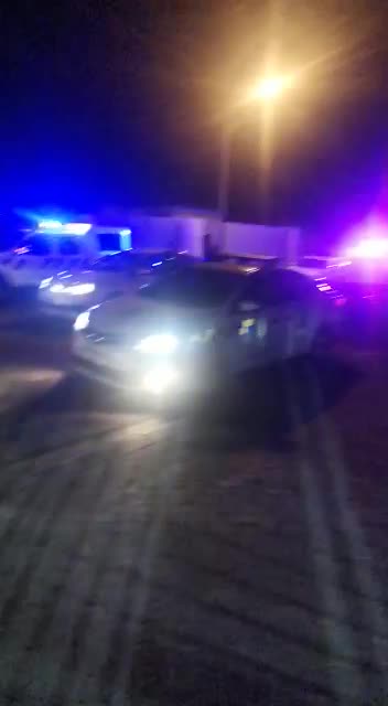 Don’t cop with us: Tons of backup for female officer ‘threatened by gangs’