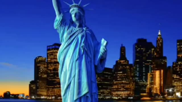 A bus load of migrants arrive in New York City