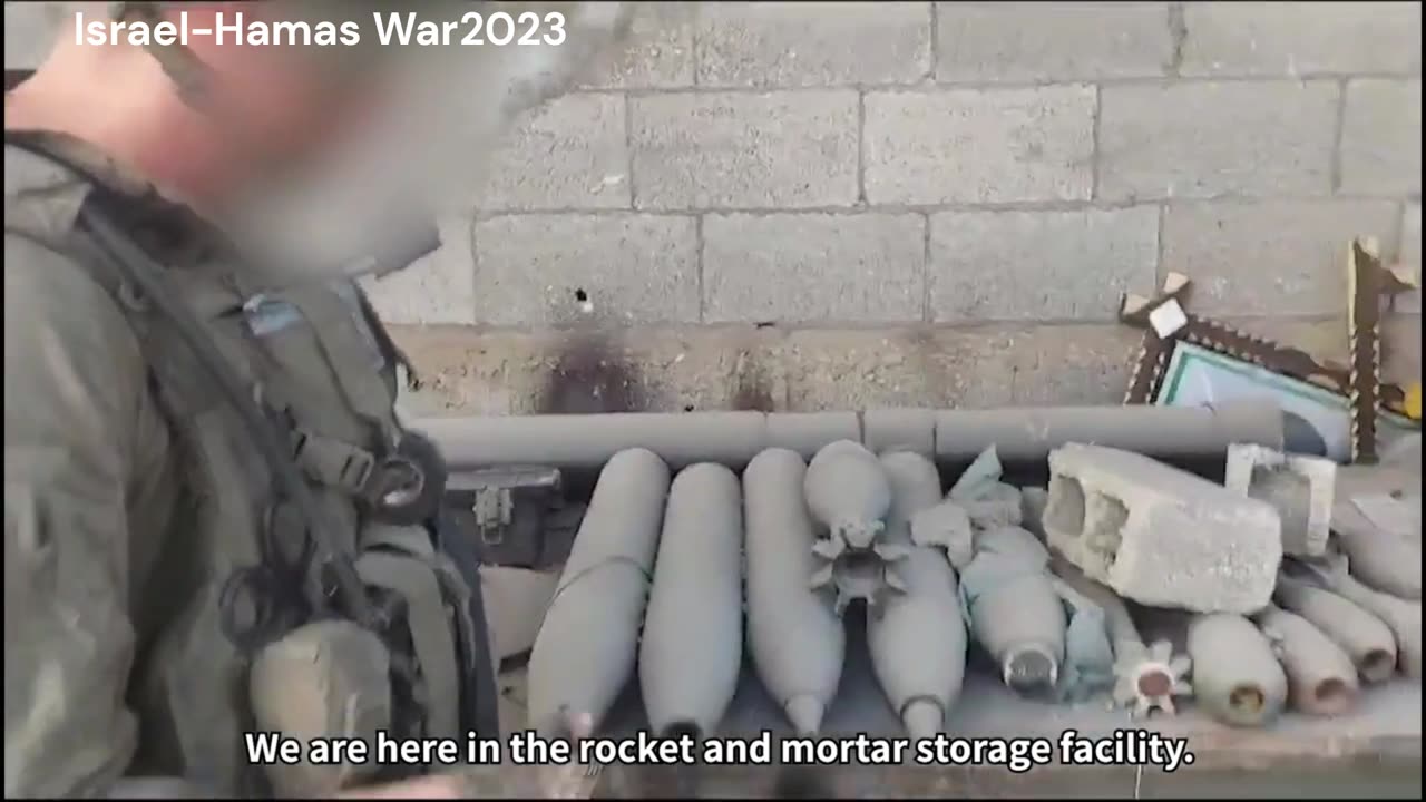 Israel-Hamas War2023 : IDF discovered Hamas Intelligence Headquarters s located next to school