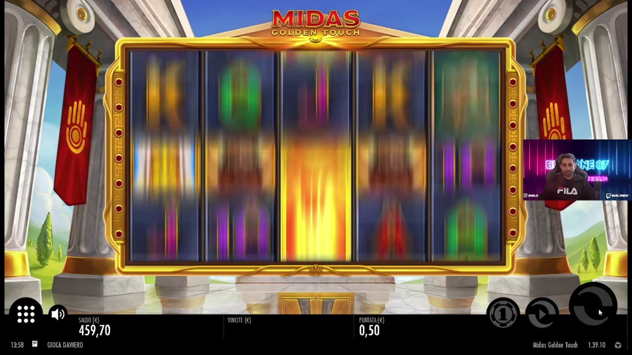 Midas Golden touch, Penny Wise Pound Foolish today #casinò #slot