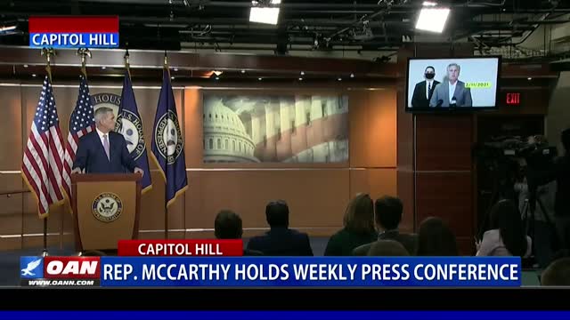 Rep. McCarthy holds weekly press conference