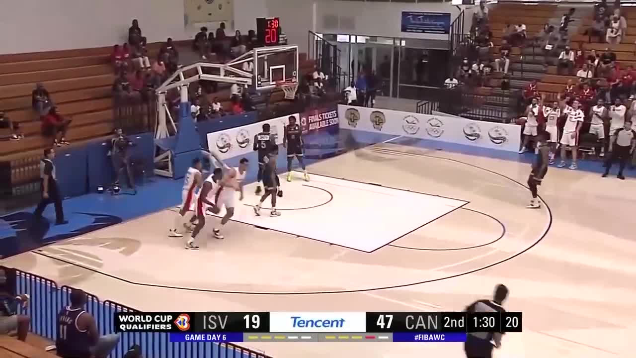 🇻🇮 ISV - 🇨🇦 CAN Basketball Highlights - #FIBAWC 2023 Qualifiers