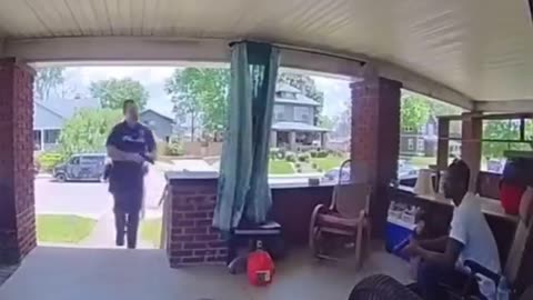 Officer Involved Shooting On A Front Porch (Violent Content WARNING)