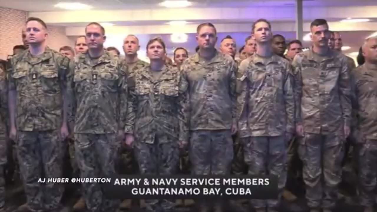 💥💥💥President Trump and Vance salute the Army & Navy Service Members ...