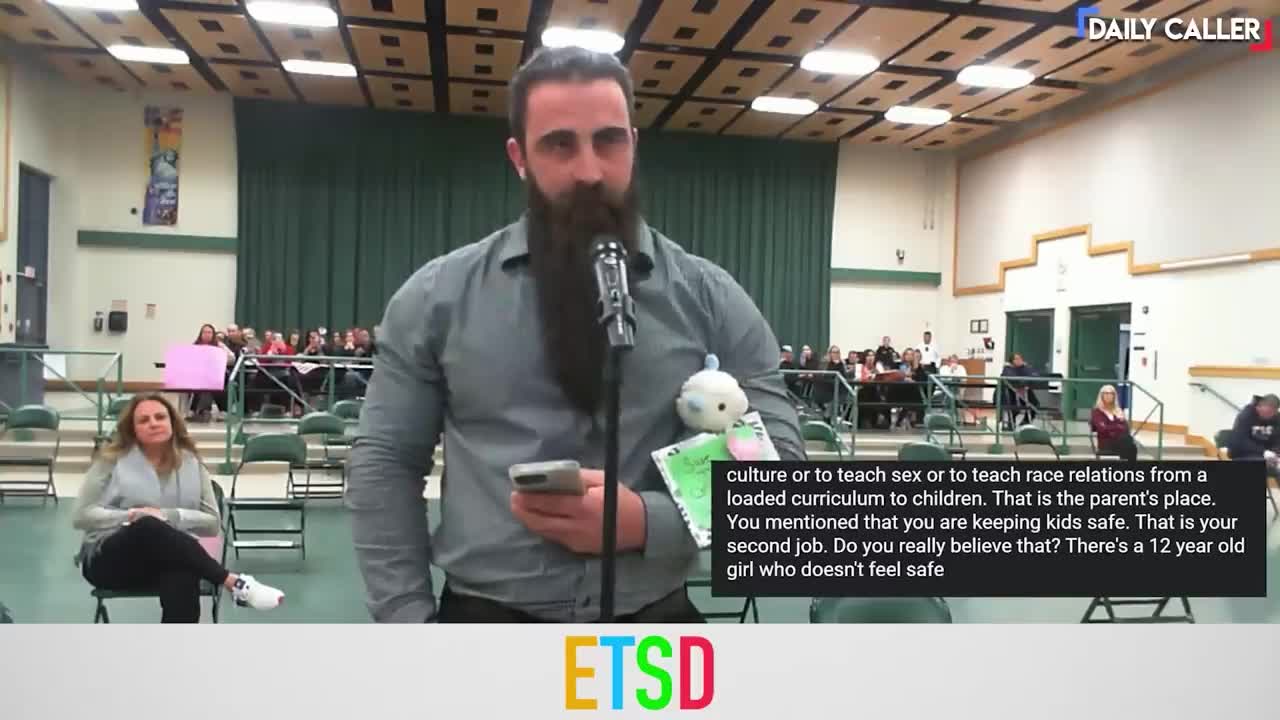 Ian Smith of NJ does not back down at school board