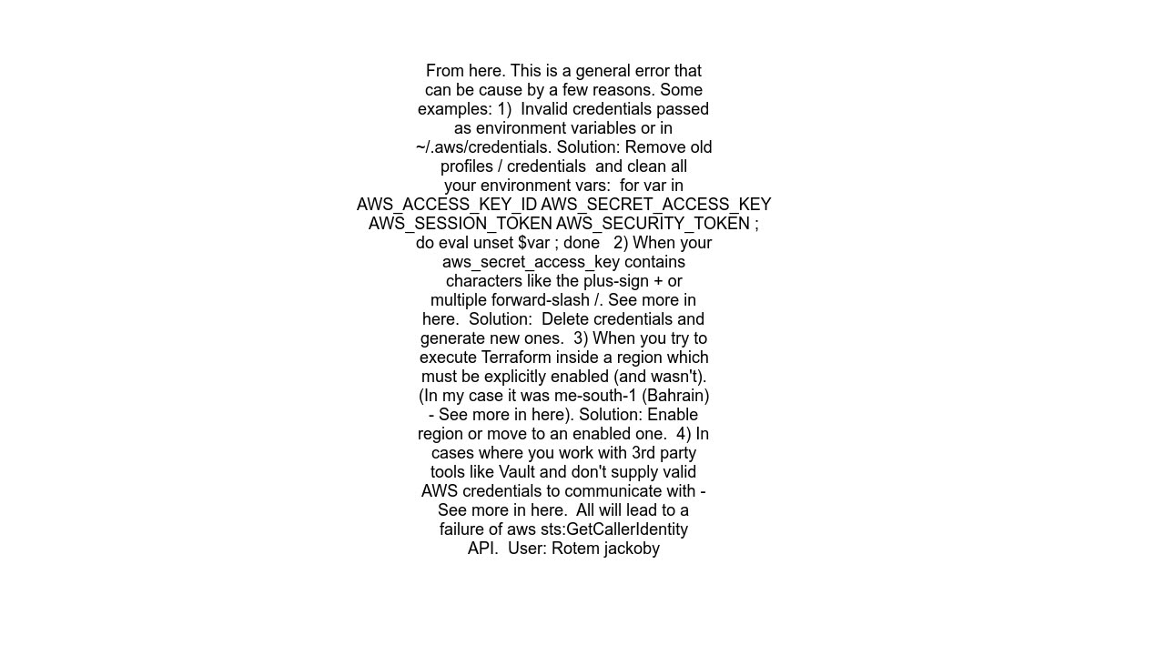 InvalidClientTokenId The security token included in the request is invalid status code 403