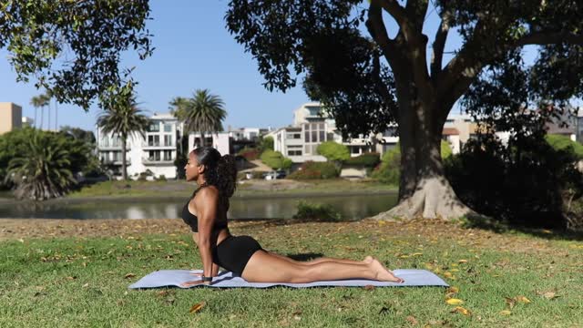 Morning yoga