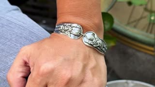 Strength and Protection: Archangel Michael Silver Cuff Bracelet