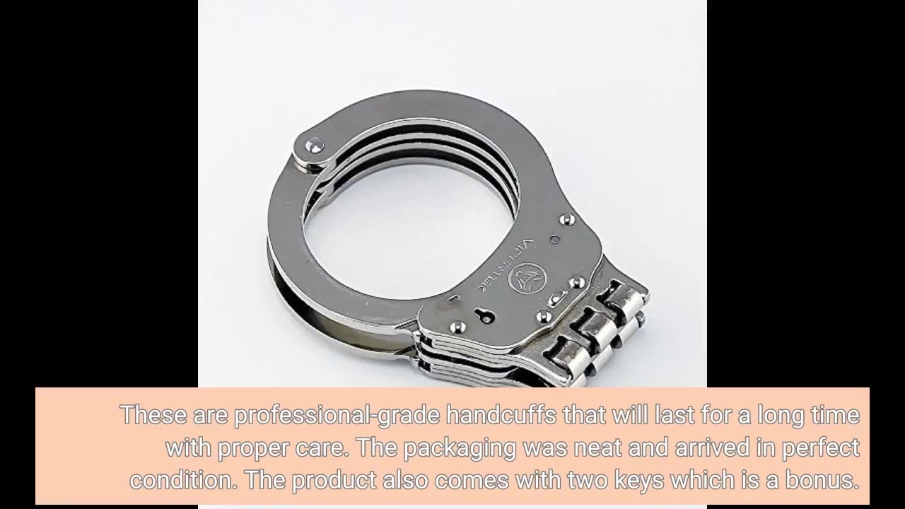 Customer Reviews: VIPERTEK Heavy Duty Hinged Double Lock Steel Police Edition Professional Grad...