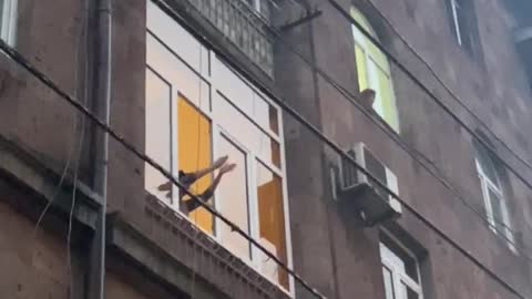 The "March of Dignity" in Yerevan started, despite the rain, thousands of Yerevan residents came