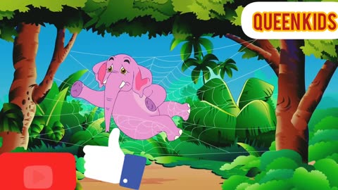 Ek Mota Hathi एक मोटा हाथी _ Hindi Rhymes for kids