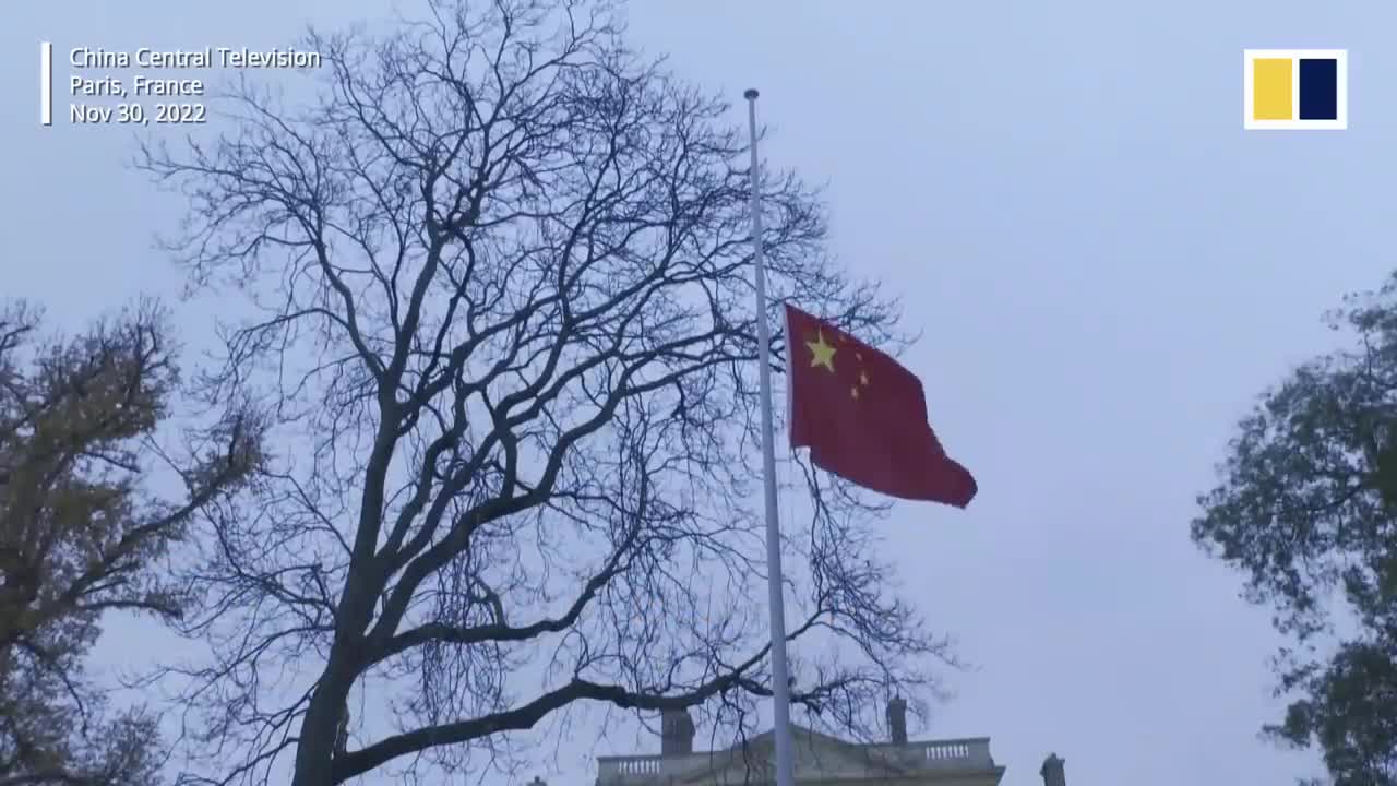 Chinese ex-leader Jiang Zemin’s body makes final journey to Beijing as China mourns