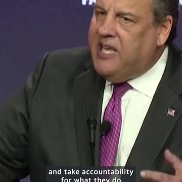 Former New Jersey Gov. His support behind Donald Trump