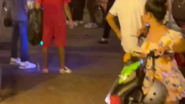 Pelea de imitadores en Centro de Cartagena